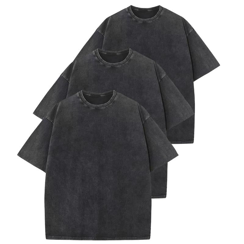 HOLLIE - Casual Crew Neck Loose Fit T-Shirt (3-Pack)" на български е: "HOLLIE - Casual Crew Neck Свободна Фит Тениска (3-Pack)