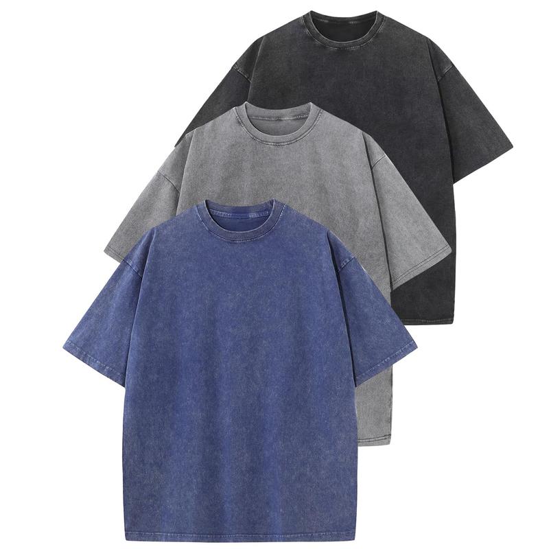 HOLLIE - Casual Crew Neck Loose Fit T-Shirt (3-Pack)" на български е: "HOLLIE - Casual Crew Neck Свободна Фит Тениска (3-Pack)