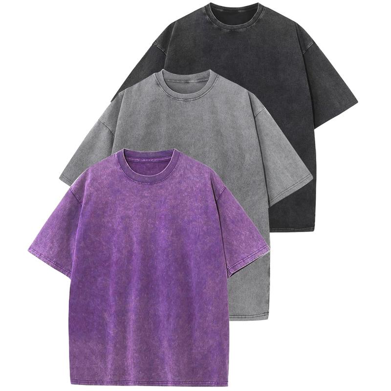 HOLLIE - Casual Crew Neck Loose Fit T-Shirt (3-Pack)" на български е: "HOLLIE - Casual Crew Neck Свободна Фит Тениска (3-Pack)