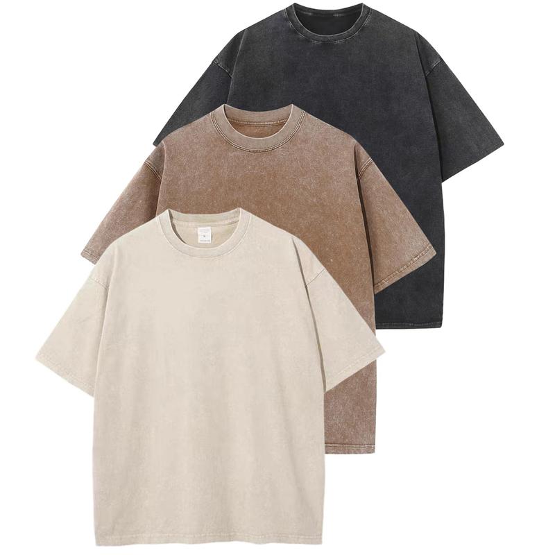 HOLLIE - Casual Crew Neck Loose Fit T-Shirt (3-Pack)" на български е: "HOLLIE - Casual Crew Neck Свободна Фит Тениска (3-Pack)