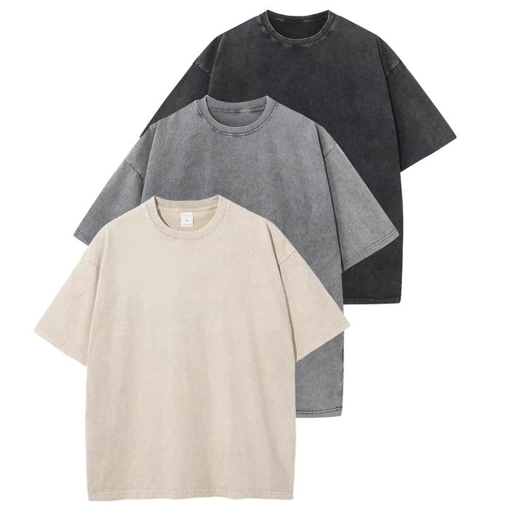 HOLLIE - Casual Crew Neck Loose Fit T-Shirt (3-Pack)" на български е: "HOLLIE - Casual Crew Neck Свободна Фит Тениска (3-Pack)