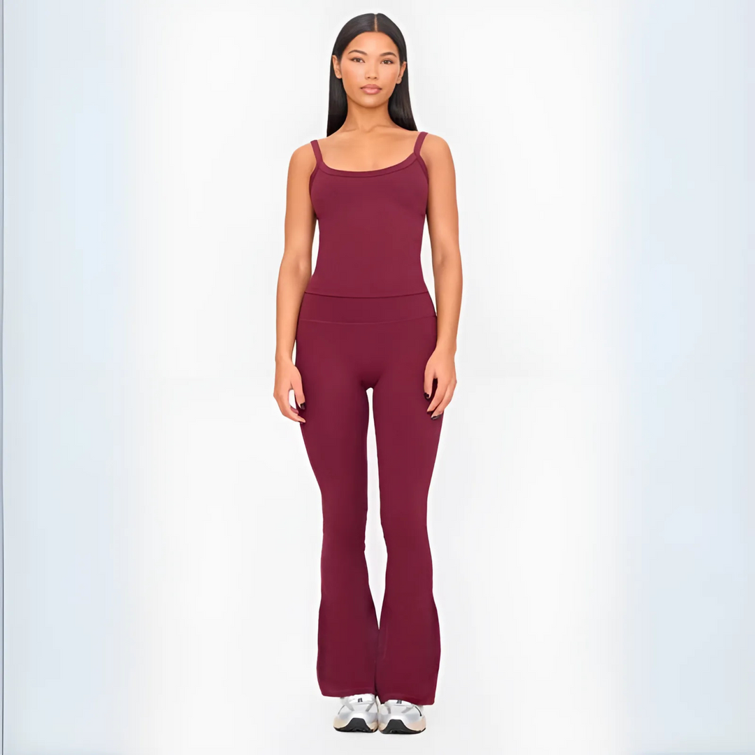 АРИАНА - Комплект от Casual Cami топ и панталони с разширен крачол