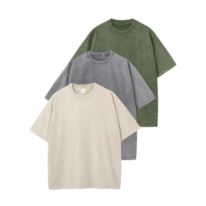 HOLLIE - Casual Crew Neck Loose Fit T-Shirt (3-Pack)" на български е: "HOLLIE - Casual Crew Neck Свободна Фит Тениска (3-Pack)