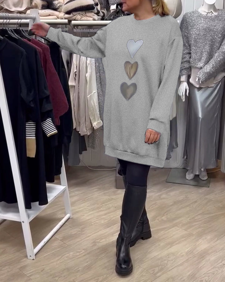 BRIANA - Ежедневна рокля с качулка