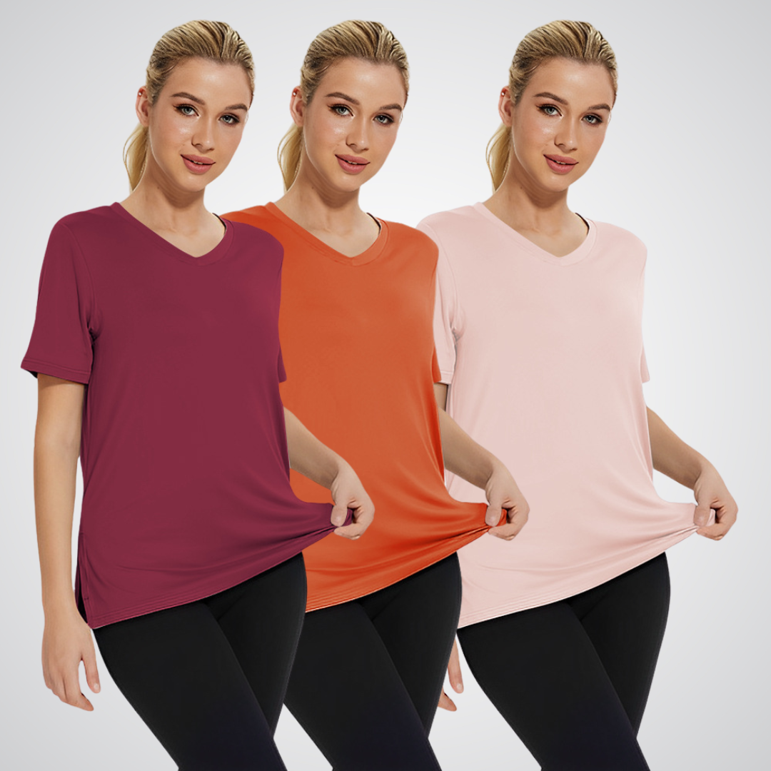 SELENA - Casual Loose Fit Tee (Комплект от 3)
