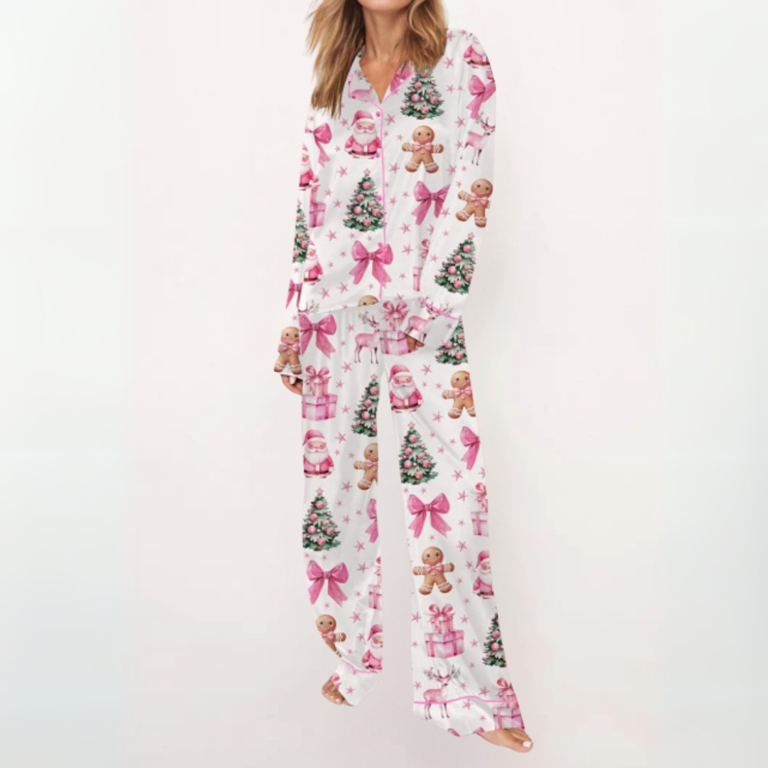 SYLIA - Casual Printed Button Down Top и Удобна Пижама