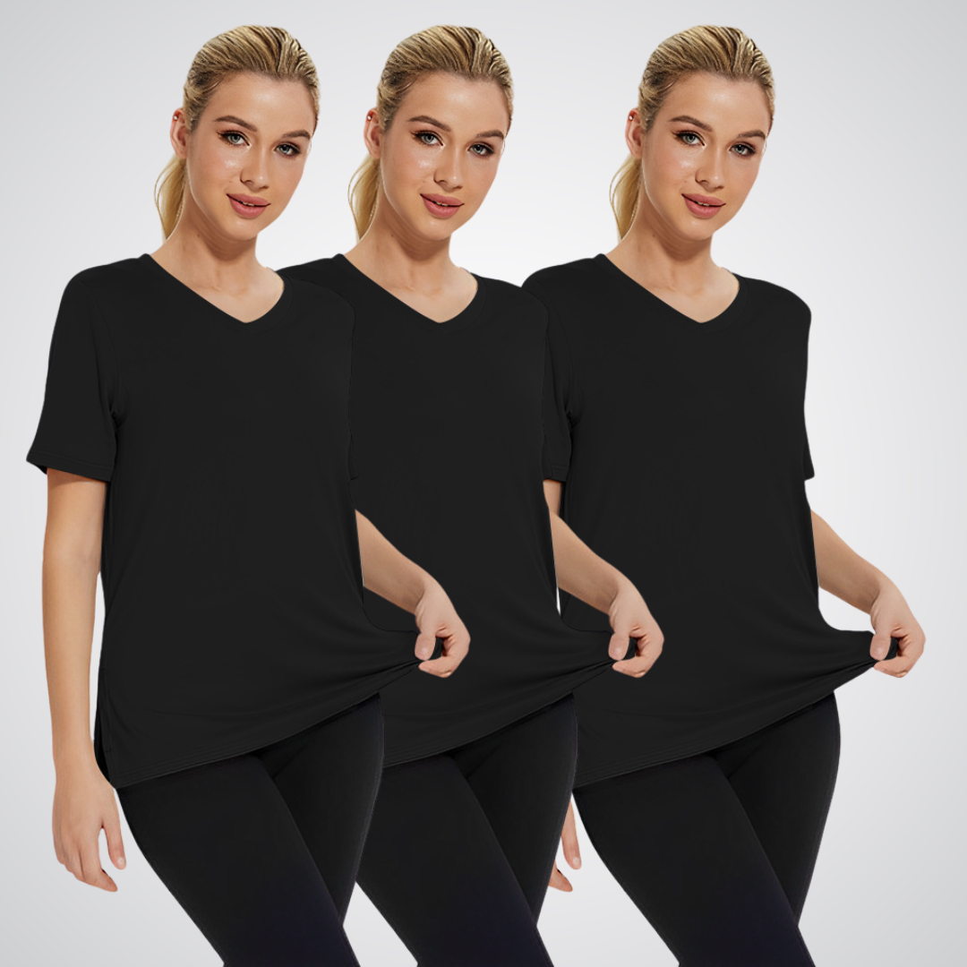SELENA - Casual Loose Fit Tee (Комплект от 3)