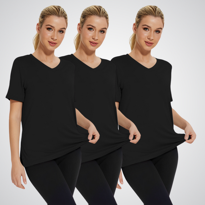 SELENA - Casual Loose Fit Tee (Комплект от 3)