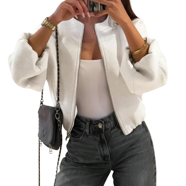 JORDANA – Casual American Varsity Зипер Яке