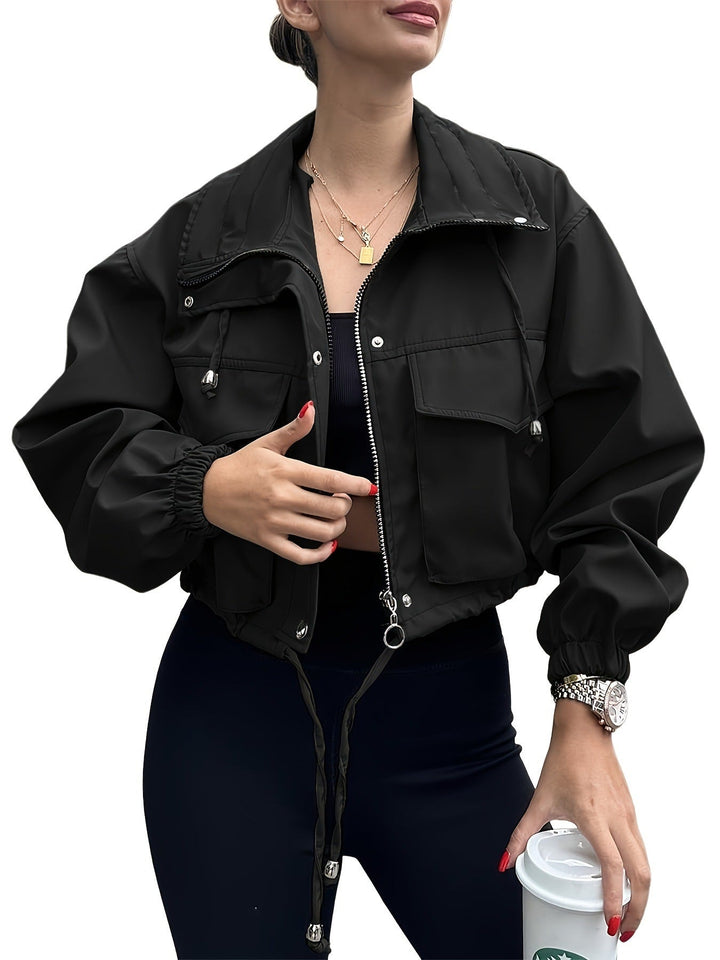 AGAPITA – Леко cropped яке с цип
