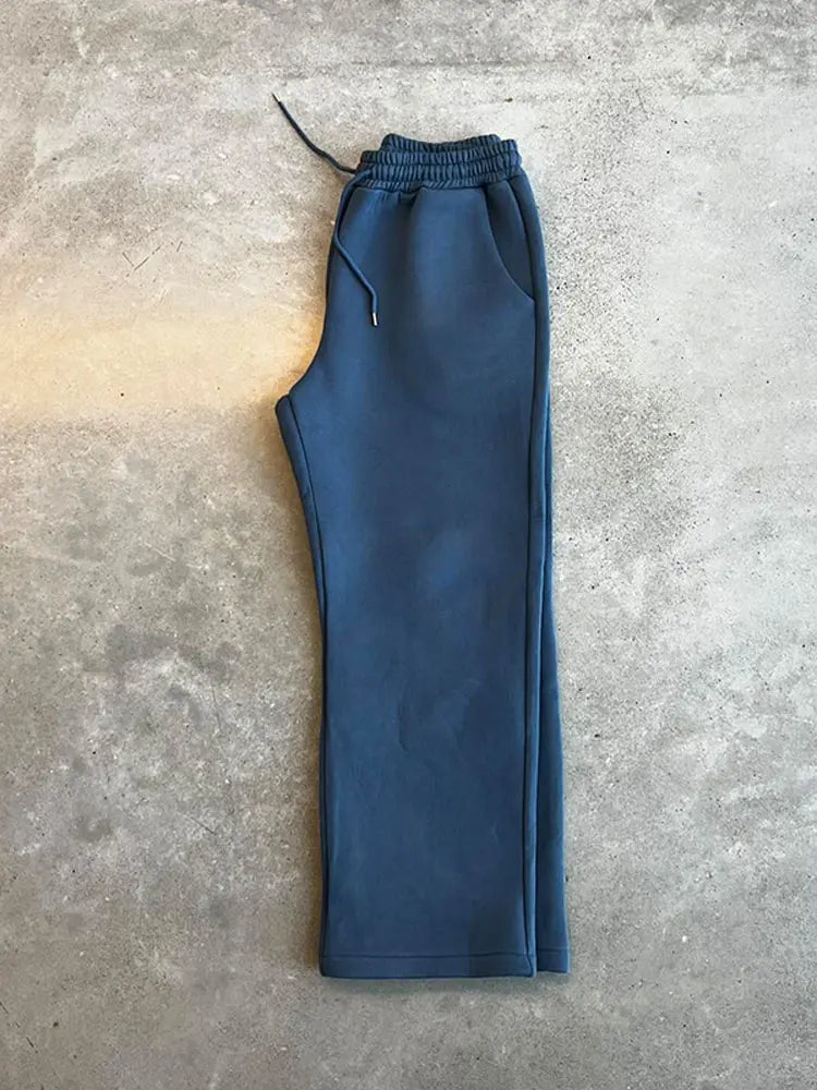 Мъжки Tracksuit за Улична Мода и Всекидневно Носене Oversized Худи и Джогъри Комплект