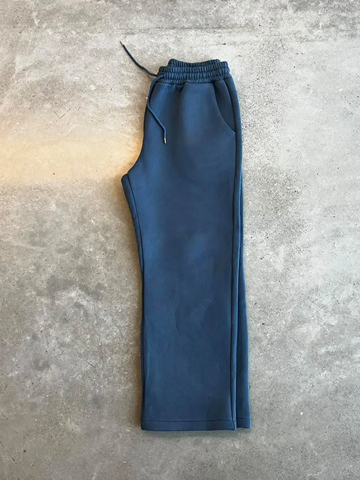 Мъжки Tracksuit за Улична Мода и Всекидневно Носене Oversized Худи и Джогъри Комплект