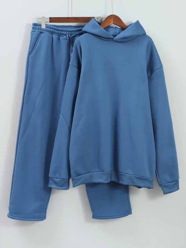 Мъжки Tracksuit за Улична Мода и Всекидневно Носене Oversized Худи и Джогъри Комплект