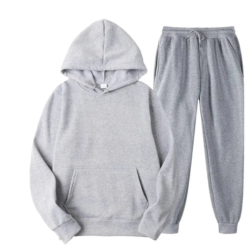 Мъжки Tracksuit за ежедневно носене Комплект Hoodie и Joggers за тренировка
