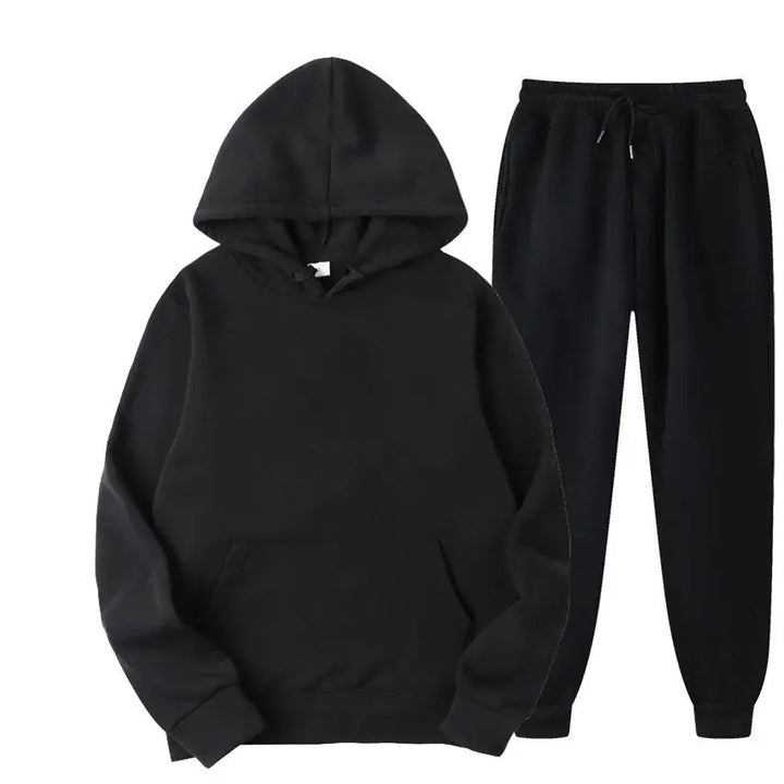 Мъжки Tracksuit за ежедневно носене Комплект Hoodie и Joggers за тренировка