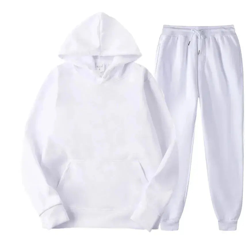 Мъжки Tracksuit за ежедневно носене Комплект Hoodie и Joggers за тренировка