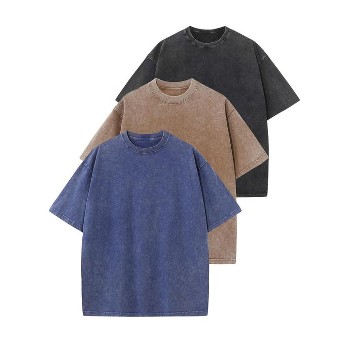 HOLLIE - Casual Crew Neck Loose Fit T-Shirt (3-Pack)" на български е: "HOLLIE - Casual Crew Neck Свободна Фит Тениска (3-Pack)