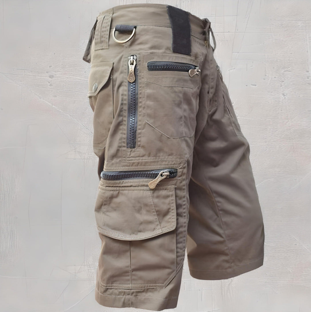 Мъжки къси панталони Cargo с ципове