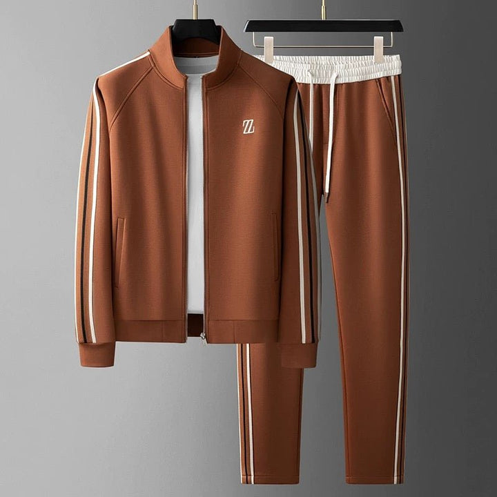 Мъжки Tracksuit Двукомплектен сет с цип яке и спортни панталони